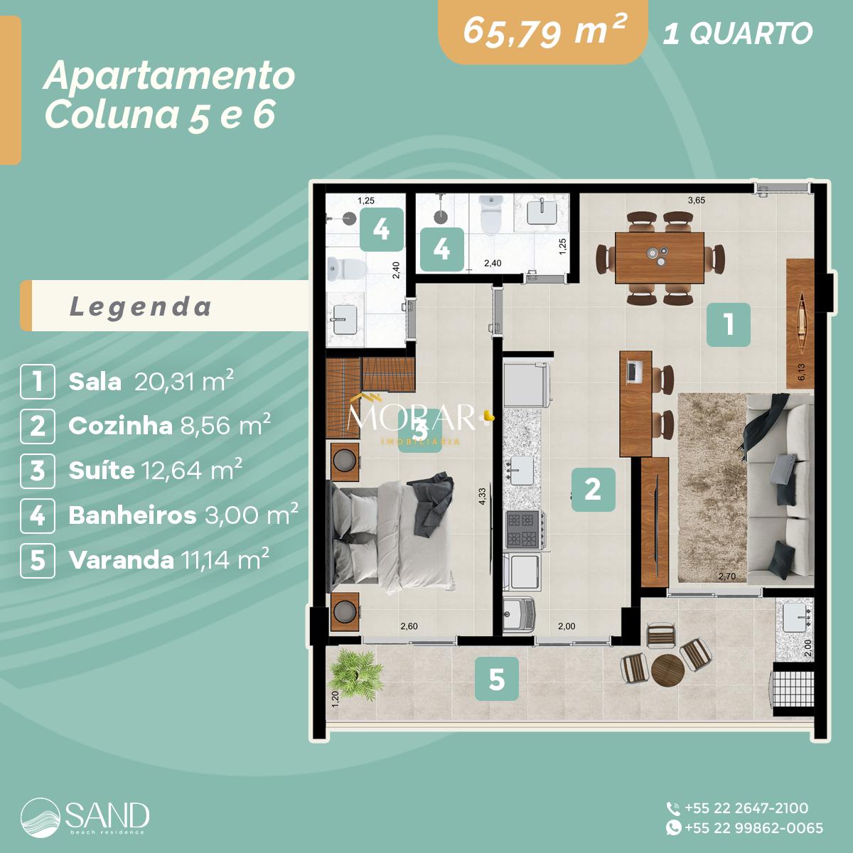 Apartamento à venda com 1 quarto, 65m² - Foto 40