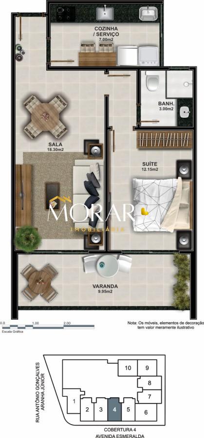 Apartamento à venda com 1 quarto, 53m² - Foto 26
