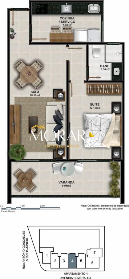 Apartamento à venda com 1 quarto, 53m² - Foto 32