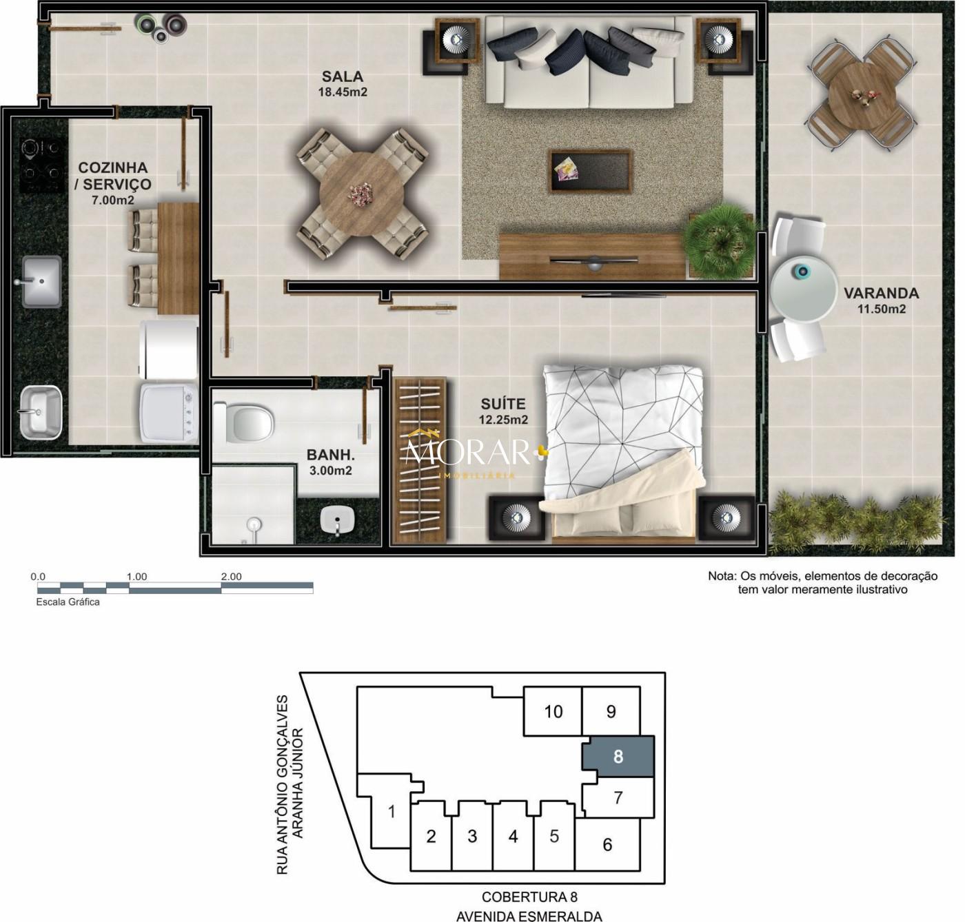 Apartamento à venda com 1 quarto, 53m² - Foto 35