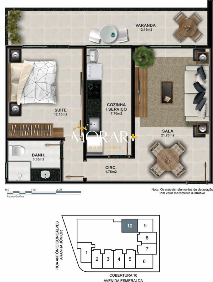 Apartamento à venda com 1 quarto, 53m² - Foto 36